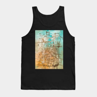 Abstract painting "caribbean feeling" Tank Top